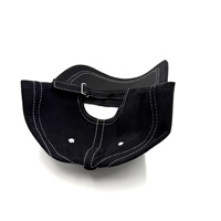Casquette de baseball unisexe en jean vieilli OEM en gros avec broderie spirale 3D point d'interrogation et doublure en velours, personnalisable avec logo