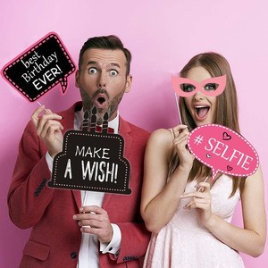 Decoración para Fiesta <span class=keywords><strong>de</strong></span> Cumpleaños <span class=keywords><strong>de</strong></span> <span class=keywords><strong>Niña</strong></span>, Arreglo <span class=keywords><strong>de</strong></span> Globos, Rosa Dorado, Juego <span class=keywords><strong>de</strong></span> 31 Accesorios Desechables <span class=keywords><strong>de</strong></span> Papel para Fotos - Product Image 4