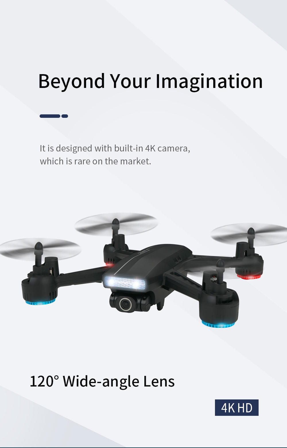 JJRC H86 Drone, built-in 4k camera is rare on the market: 1208