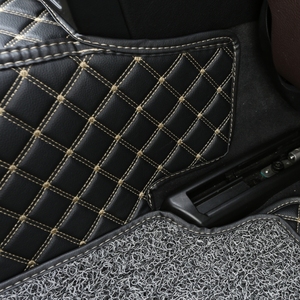 Tapis de sol de voiture personnalisé à deux couches, ensemble complet, 4 roues motrices, imperméable, ensemble complet, tapis de sol de voiture 5D pour <span class=keywords><strong>Kia</strong></span> <span class=keywords><strong>Picanto</strong></span> - Product Image 5