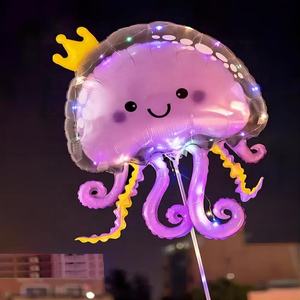 Cadeau <span class=keywords><strong>de</strong></span> festival <span class=keywords><strong>de</strong></span> méduses gonflable Pary Decor <span class=keywords><strong>Ballon</strong></span> à bulles LED gonflable coloré et lumineux - Product Image 3