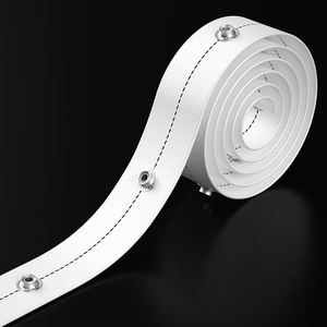 เทปผ้าม่านแบบพับได้ เทปผ้าม่านแบบติดกระดุมแป๊ก เทปผ้าม่านแบบมีห่วง - Product Image 4