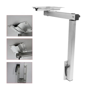 Pata de mesa plegable <span class=keywords><strong>RV</strong></span> de fácil instalación OEM aleación de aluminio movible y giratoria altura ajustable para autocaravana caravana Camper - Product Image 4