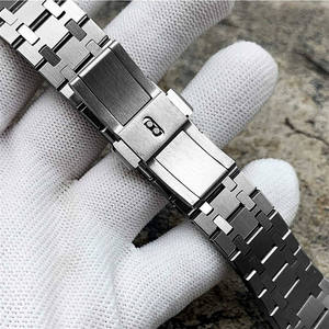 Kit de modification de montre Maenwvo de luxe en acier inoxydable, bracelet respirant 22 mm + boîtier - Product Image 3