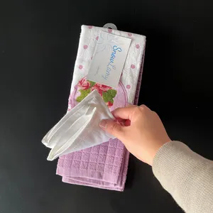 2023 heißer Verkauf Snowlamy Cotton Wash Handtuch Wasser aufnahme Küchen tuch Soft Dish Tücher