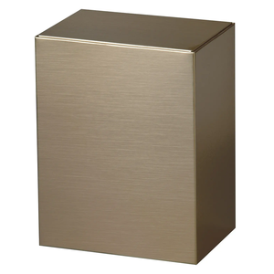 Urne funéraire en aluminium de style américain, colorée et élégante, avec côtés incurvés, pour cendres de crémation et funéraires. - Product Image 1