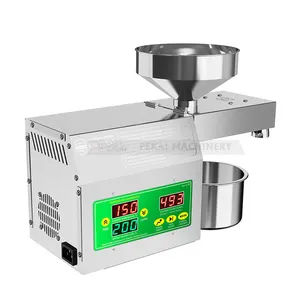 Mini Intelligent Manual Oil Presser Sunflower Seed Oil extractor Oil Press Machine