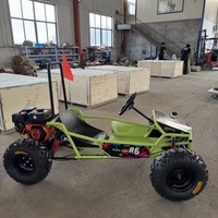 Go Kart Deportivo de Alta Velocidad para Adultos, Vehículo de Carreras Todoterreno a Gasolina con Motor de 4 Tiempos