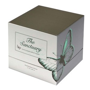 Caja de cartón rígida de lujo con logotipo personalizado, caja de embalaje de papel de regalo para tarros de vela cuadrados con Base superior - Product Image 2