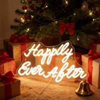 Enseigne néon LED dimmable IP65 alimentée par USB, décoration murale lumineuse pour mariage, fête, bar à domicile