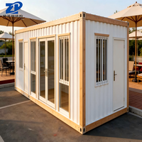 Maison conteneur préfabriquée de 20 pieds et 40 pieds, design moderne pour bureau et logement, détachable et mobile