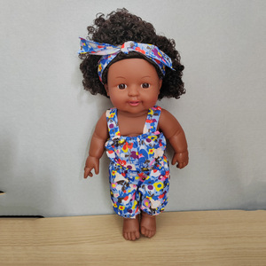 Muñeca Afroamericana de Bambú de 12 Pulgadas para Niños de 4 a 6 Años, Linda Muñeca para Jugar y Calmar a los Bebés - Product Image 3