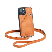 Étui de téléphone à bandoulière Étui de téléphone et pochette en cuir à bandoulière Étui de téléphone avec sangle