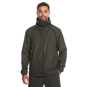 Men's Lightweight Breathable and <b>Waterproof</b> Windbreaker <b>Jacket</b> <b>Plus</b> <b>Size</b> with Hood for Outdoor Activities Summer Casual Wear - Product Image 1