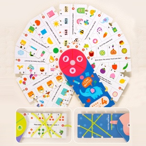 Kronkelende Probleemoplossende Kaart Voor Kinderen Voor-En Vroegschoolse Educatie Logisch Denken Training Cognitief Pairing Touwoplossend Spel - Product Image 4