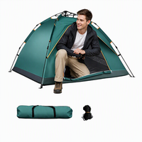 Tente de camping instantanée pour 2 à 4 personnes, 2000-3000 mm, imperméable, avec moustiquaire, pour la randonnée en famille |   Toutes saisons