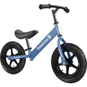 Bicicleta de equilibrio para niños, bicicleta de equilibrio con neumático de goma de 12 pulgadas, asiento ajustable - Product Image 6