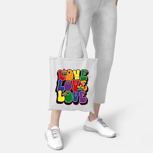 Cadeaux promotionnels DLBZ, sac fourre-tout en coton personnalisé multifonctionnel de haute qualité et durable pour les voyages, LGBTQ - Product Image 4