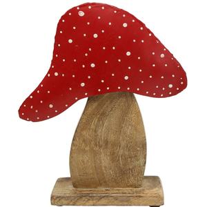 Reliable Manufacturer of Latest Design Top Quality Christmas <b>Decor</b> Wooden Craft Handicraft <b>Mushroom</b> Design - Product Image 2