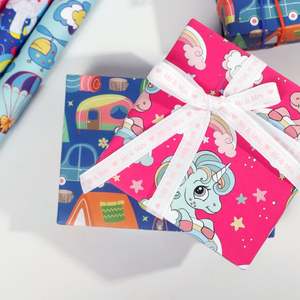 High Quality Wholesale 80g Birthday ArtPaper <b>Tissue</b> 43*300cm Gift Luxury Custom Packaging <b>Wrapping</b> <b>Paper</b> Roll - Product Image 4