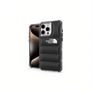 Étui de téléphone en TPU antichoc avec design de veste matelassée pour iPhone, Samsung, Xiaomi, Motorola, OPPO, etc. Noir, léger, A - Product Image 1