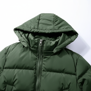 Chaqueta de lona transpirable para hombre, último diseño, hecha a medida en Pakistán, informal, con cuello alto, capucha y parte delantera antibacteriana - Product Image 1