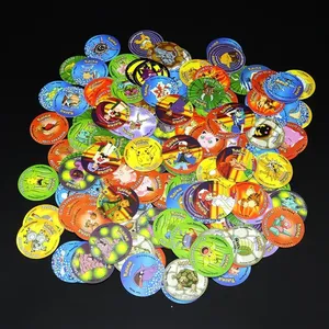 Álbum de Tazos de Pokémon, 1ª/2ª/3ª Edición, Colección de Tarjetas de Inicio de Ash Ketchum, <span class=keywords><strong>Pikachu</strong></span> Trainer, Round Pogs, Cheetos, Chipitaps - Product Image 2