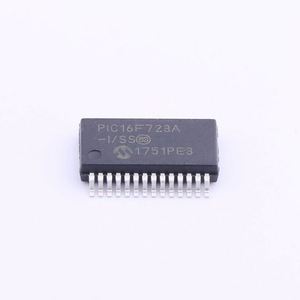 MCU 8-bit PIC16 PIC RISC 7KB Flash 2.5V/3.3V/5V 28-<b>Pin</b> SSOP Tube - Rail/Tube PIC16F723A-I/SS - Product Image 1