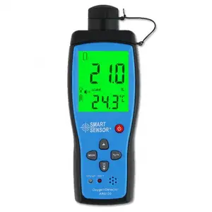 带电池声光振动报警器的专业汽车氧气检测仪气体分析仪O2仪表监控器