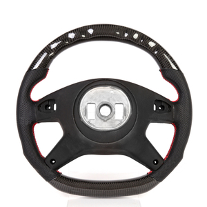Volante de Fibra de Carbono para <span class=keywords><strong>Mercedes</strong></span> Benz Clase C E G AMG G63 W204 S204 W212 <span class=keywords><strong>V212</strong></span> S212 W463, Volante con Luces LED - Product Image 2