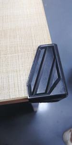 Üçgen plastik köşe 35,50,60,75,90,120mm dayanıklı siyah plastik kanepe köşe koruyucu - Product Image 4