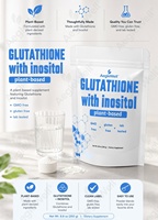 AegleWell OEM Poudre de Glutathion et Inositol Végétal Antioxydant Éclaircissant pour la Peau Équilibre Hormonal Supplément Fabriqué en Usine GMP