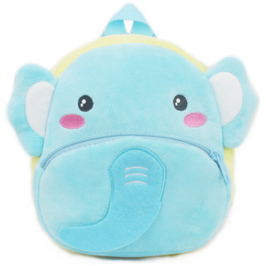 2023 Mochila De Pelúcia Crianças De Pelúcia Animal Brinquedo De Pelúcia Animais Brinquedo De Pelúcia Personalizado Cartoon Azul Elefante Mochila - Product Image 6