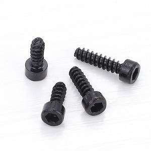 Suministro Directo de Fábrica: Tornillos Autorroscantes de Cabeza Hexagonal con Acabado Óxido Negro y Cola Plana, M2 M3 M4 M5, Varios Tamaños, Sistema Métrico - Product Image 3