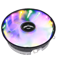 120mm aluminium RGB ventilateur de refroidissement silencieux 3Pin pour I3 1156/775/1200/LGA 1150 CPU boîtier d'ordinateur accessoire