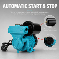 Pompe surpresseur d'eau domestique automatique mini, petite taille, auto-amorçante, eau chaude et froide, la plus vendue