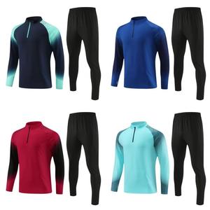 Tenues de sport de football pour hommes à manches longues pour l'entraînement des équipes de club, les ensembles de jogging et d'échauffement pour les passionnés de sport - Product Image 4