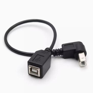 Cable de Impresora USB Tipo <span class=keywords><strong>BF</strong></span> en Ángulo Recto de 90 Grados - Product Image 2