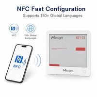 Milesight DS3604 LoRaWAN Écran intelligent E-ink 4,2 pouces Affichage 3 couleurs (400x300 DPI) Autonomie de la batterie de 5 ans Configuration NFC 150+ global