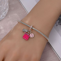 2025 nouveaux pendentifs de mode et Mini breloques adaptés pour Pan Original couture concepteur bracelet à breloques accessoires argent placage bijoux