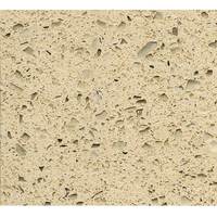 DCT OQ1029 Dalle de quartz beige moderne antimicrobienne, épaisseur 15-30 mm, finition polie fine, pour table de salle à manger, chambre à coucher, meuble-lavabo, plateau de table