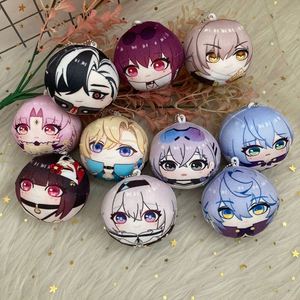 Customizable Mini Short Anime Plush Pillow Keychain Cute Metal Filling Keychain for Comic-Con with Low MOQ Customization Options - Product Image 4