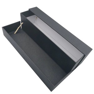 กล่องของขวัญไวน์กระดาษพิมพ์โลโก้ตามสั่ง กล่องบรรจุภัณฑ์กระดาษแข็งแบบพับได้ จัดส่งง่าย - Product Image 4