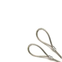 Câble métallique tressé galvanisé 1x19 anti-torsion haute résistance en acier inoxydable, norme AISI, câble en acier aéronautique brillant