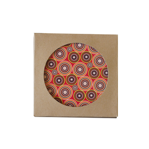 Bán Buôn Giá Rẻ Giá Nâu Kraft Hộp Giấy Bữa Ăn Tối Tấm Hộp Đồng Hồ Treo Tường Hộp Các Tông Với Cửa Sổ - Product Image 3