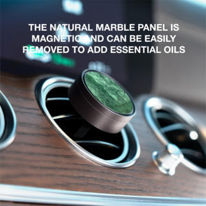 High Quality Natural Marble Aluminum Alloy Waterless <b>Car</b> <b>Diffuser</b> Waterless <b>Diffuser</b> for <b>Car</b> Air Vents - Product Image 3