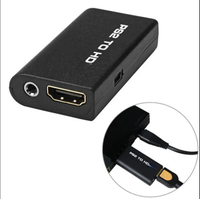 Para PS2 a HD Adaptador convertidor Compatible 480i/480p/576i Audio Video con Cable de Audio compatible con PC todos los modos de visualización PS2 empaquetados