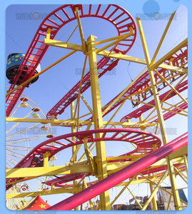 Nhà Máy Bán Giá Rẻ Giá Vui Chơi Giải Trí Rides Lễ Hội Trò Chơi Điên Chuột Roller Coaster Funfair Rides Cho Bán - Product Image 5