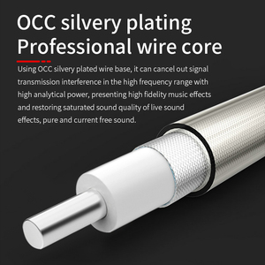Câble coaxial <span class=keywords><strong>Y9</strong></span> plaqué argent OCC avec blindage tressé et gaine en PVC 6mm HiFi Audio DIY Fever - Product Image 4