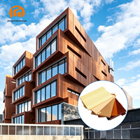 Système de bardage mural extérieur en aluminium de haute qualité, panneaux de façade en aluminium architectural pour immeubles d'appartements